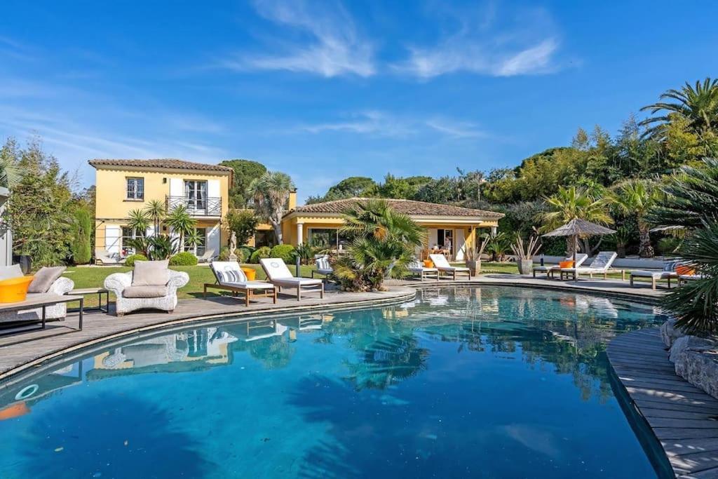 Grande Villa St-Tropez Area Avec Piscine Chauffee Gassin Extérieur photo